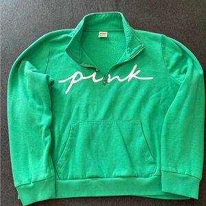 PINK Victoria's Secret Green Pullover XL